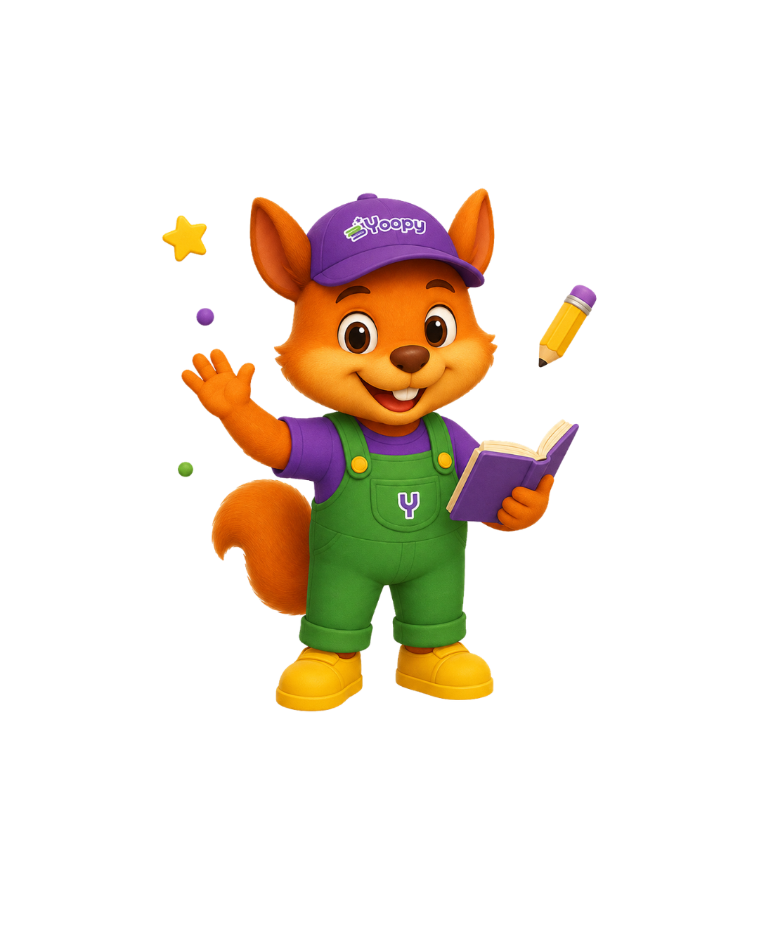 Yoopy maskot s checklistom – tri kroky k hlasu